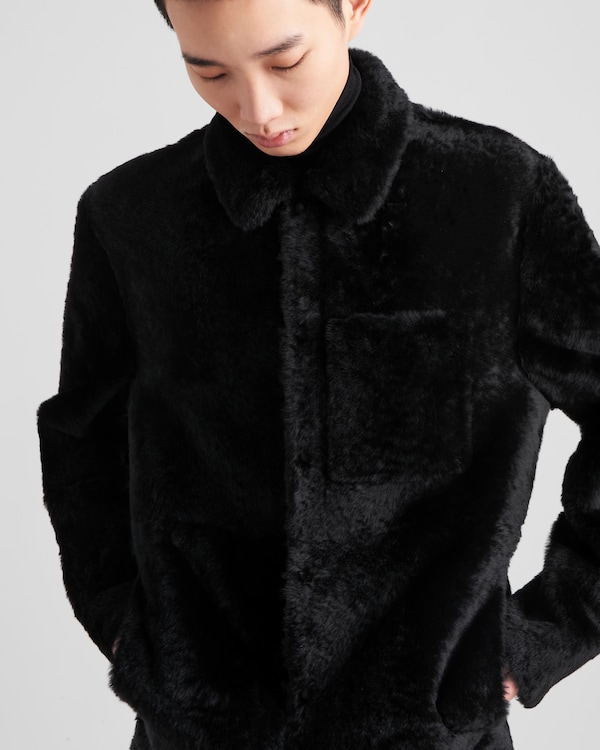 Shearling blouson jacket Shearling blouson jacket