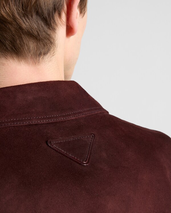 Suede blouson jacket Suede blouson jacket