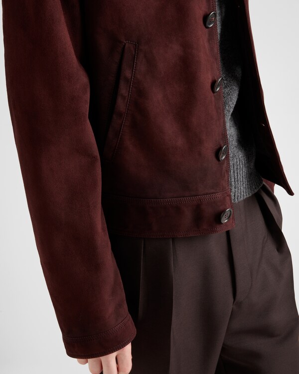 Suede blouson jacket Suede blouson jacket