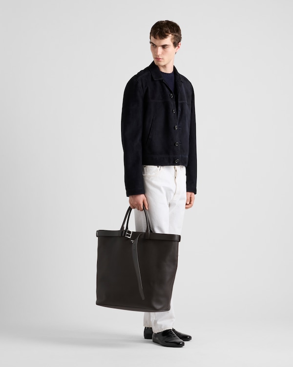 Suede blouson jacket Suede blouson jacket