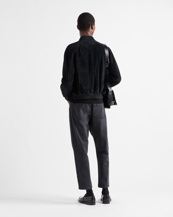 Suede Bomber Jacket Suede Bomber Jacket