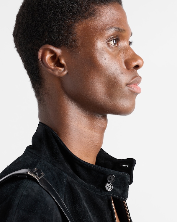 Suede Bomber Jacket Suede Bomber Jacket