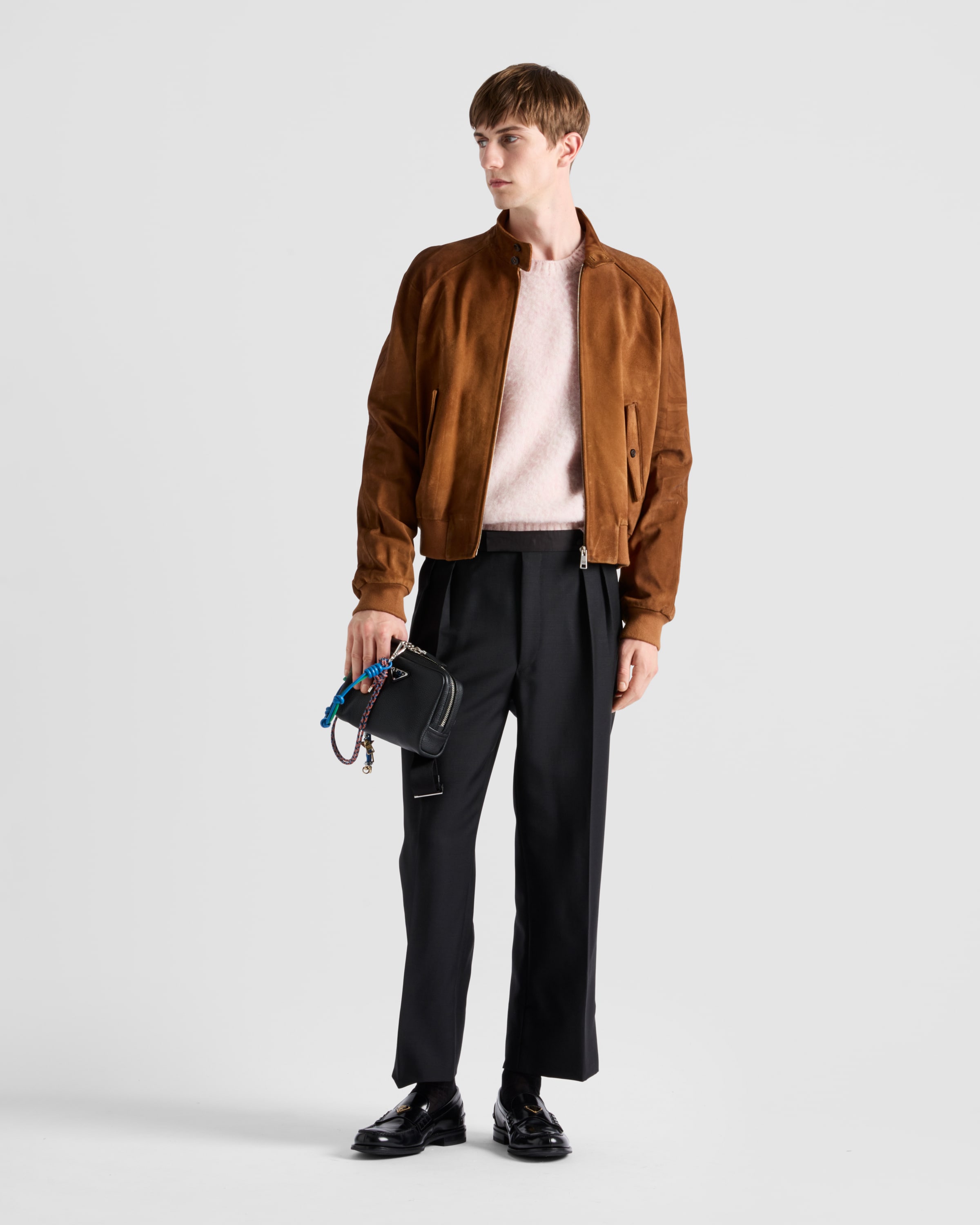 ランキング第1位 Suede Caramel Bomber PRADA | Jacket ジャケット・アウター