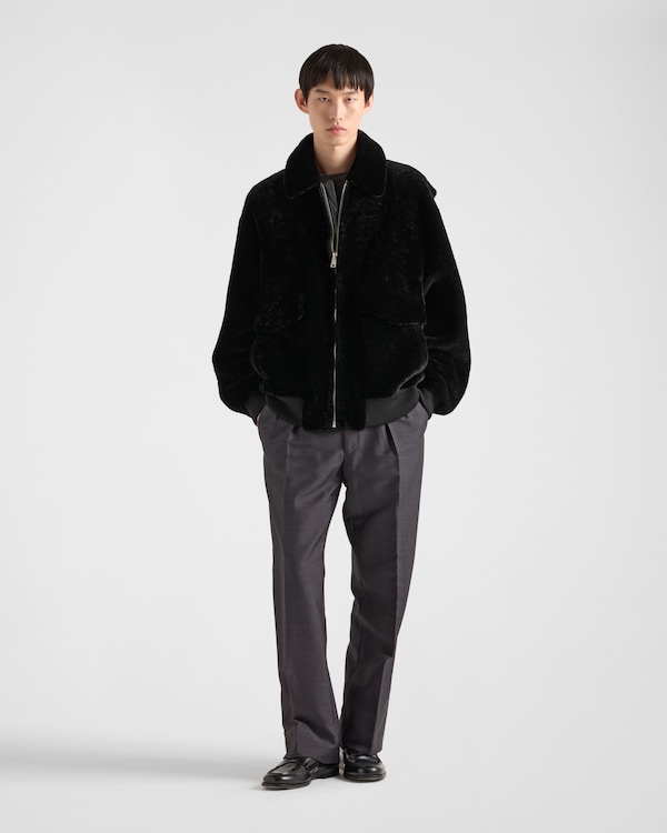 Shearling bomber jacket Shearling bomber jacket