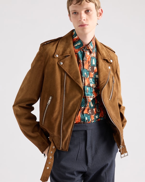 스웨이드 바이커 재킷 스웨이드 바이커 재킷