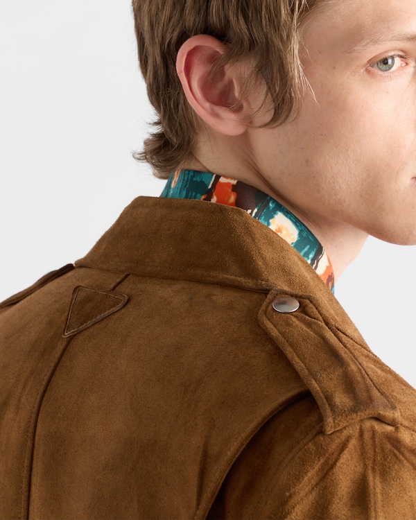 스웨이드 바이커 재킷 스웨이드 바이커 재킷