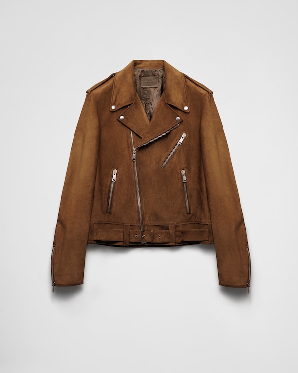 스웨이드 바이커 재킷 스웨이드 바이커 재킷