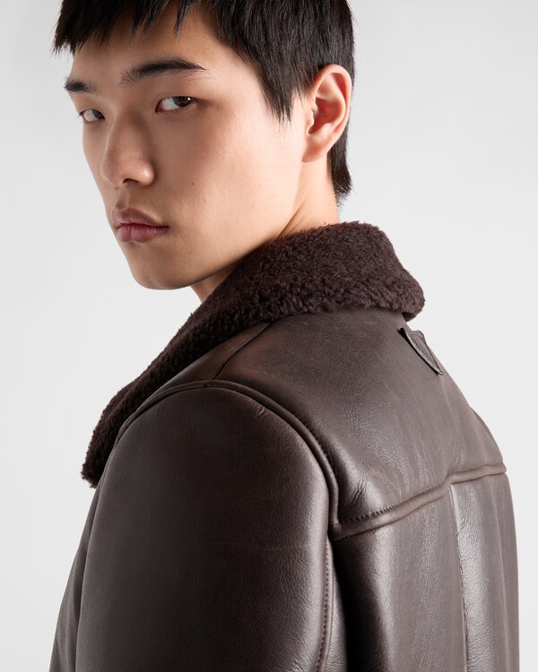 Leather and shearling jacket Leather and shearling jacket
