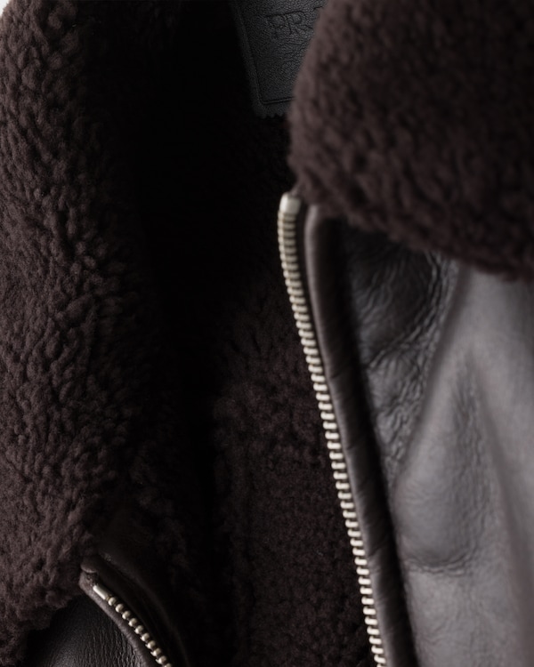 Leather and shearling jacket Leather and shearling jacket