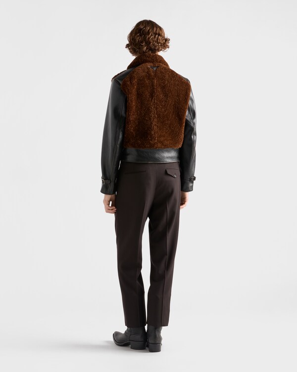 Leather and shearling jacket Leather and shearling jacket