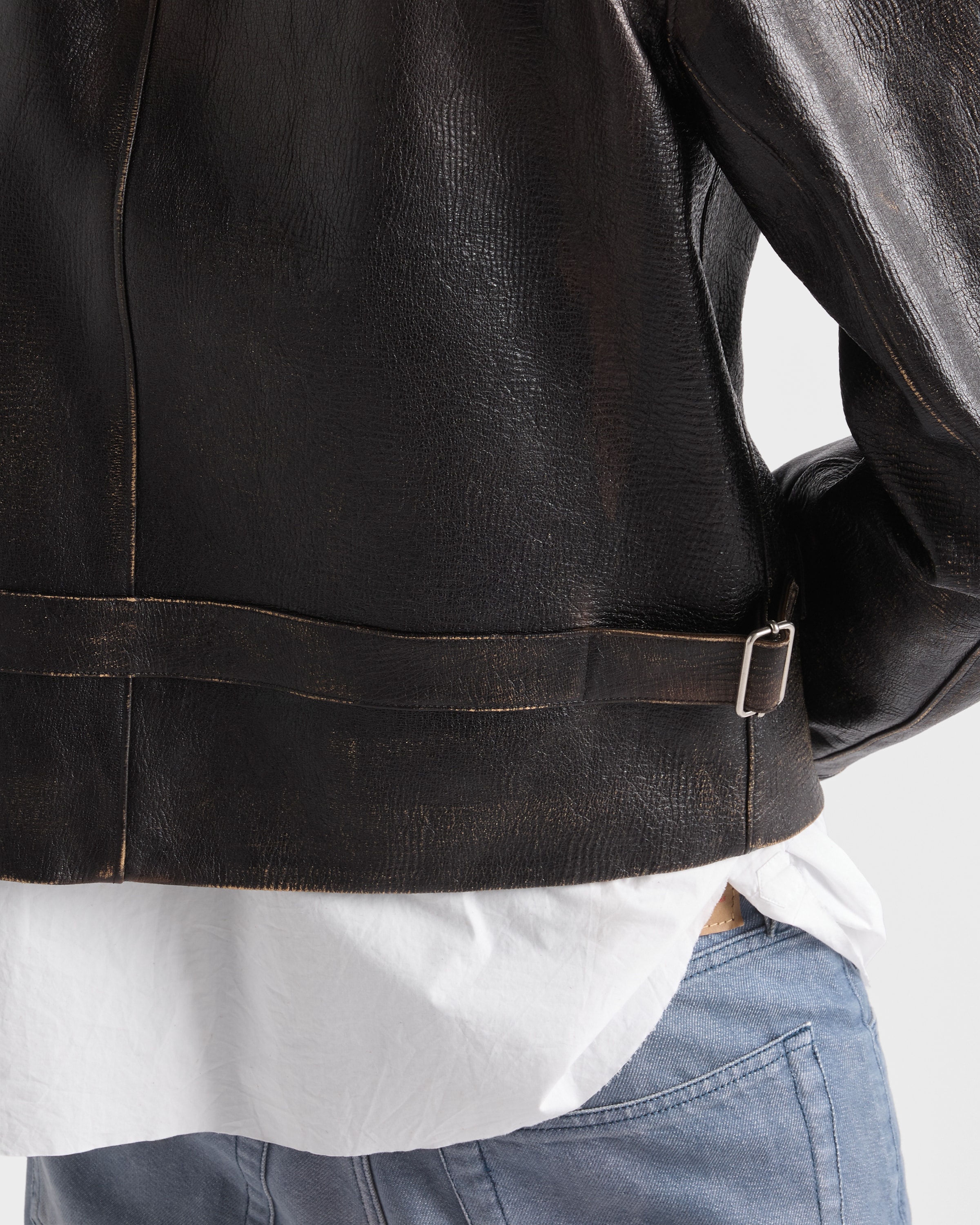 Nappa leather jacket