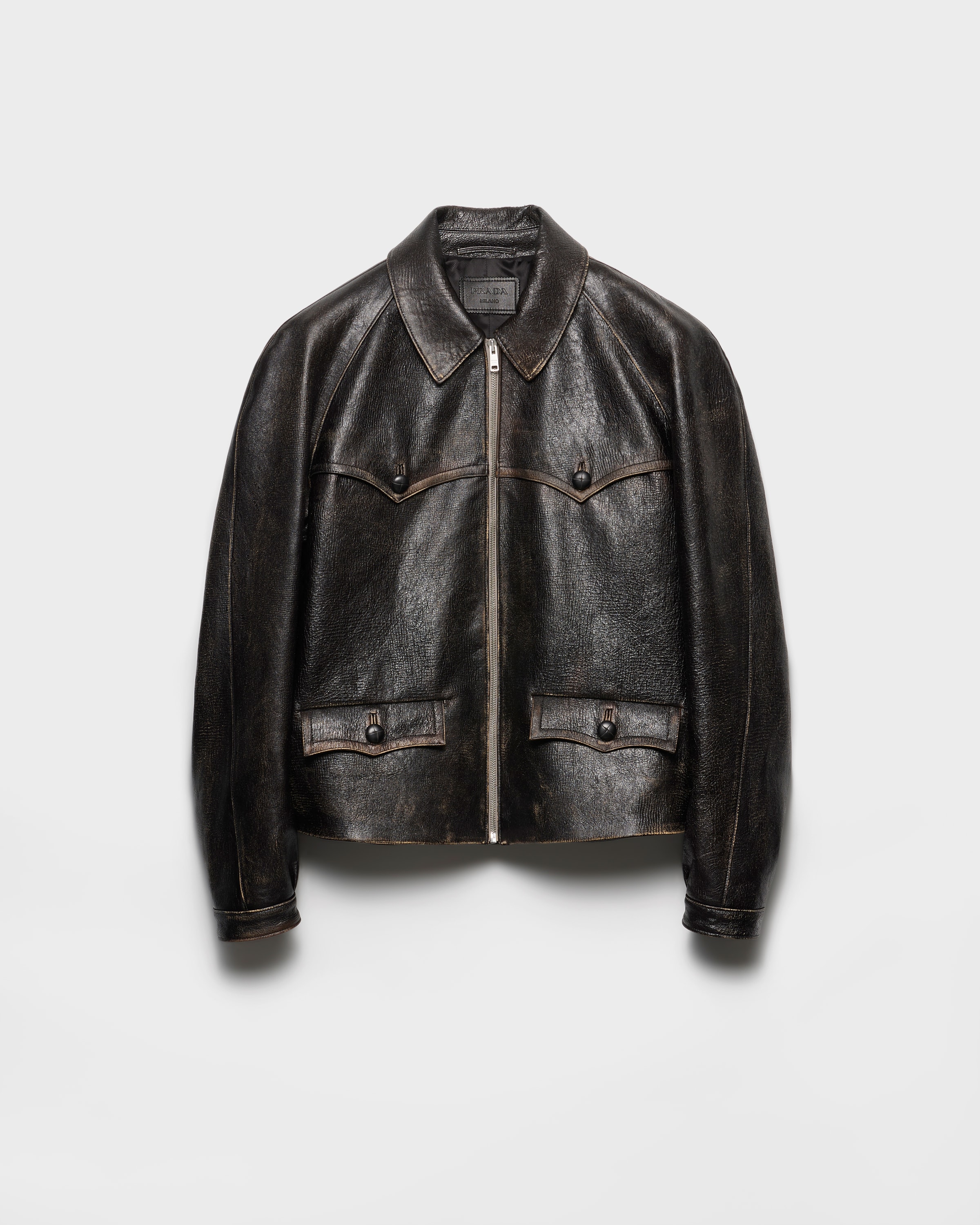 Nappa leather jacket