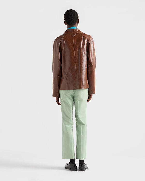 빈티지 룩 가죽 블루종 재킷 - 팔리샌더 빈티지 룩 가죽 블루종 재킷 - 팔리샌더