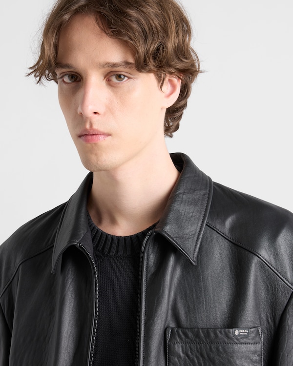 Nappa leather jacket - Black Nappa leather jacket - Black