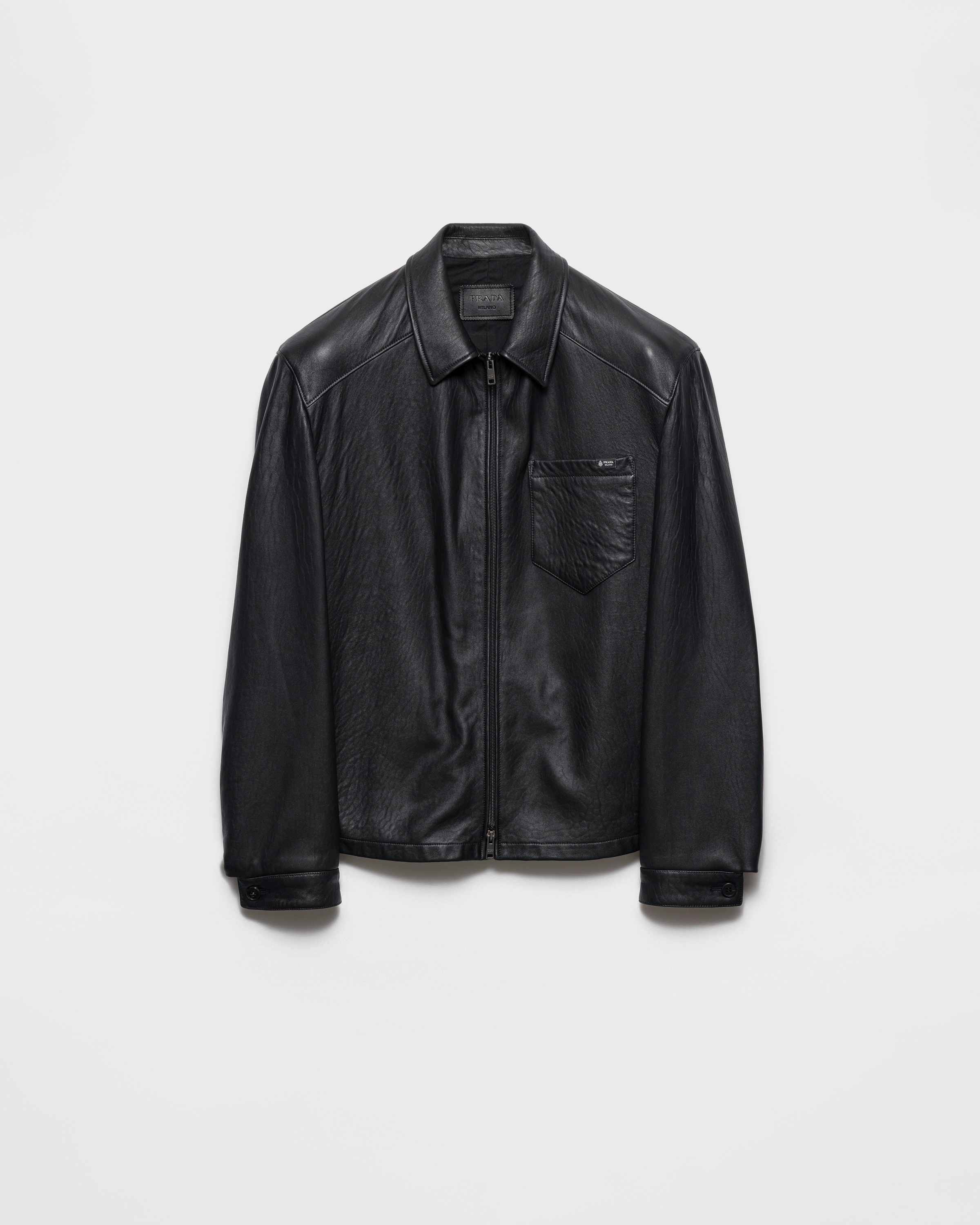 PRADA ブラック レザージャケット UPW615_19WC_F0002_S_OOO_SLF.jpg