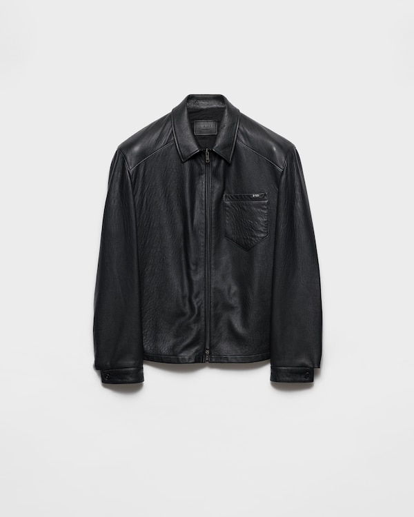 Nappa leather jacket - Black Nappa leather jacket - Black