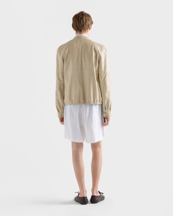 Nappa leather jacket - Ivory Nappa leather jacket - Ivory