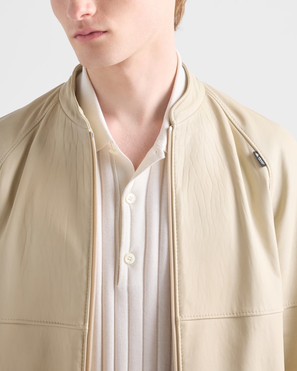 Nappa leather jacket - Ivory Nappa leather jacket - Ivory
