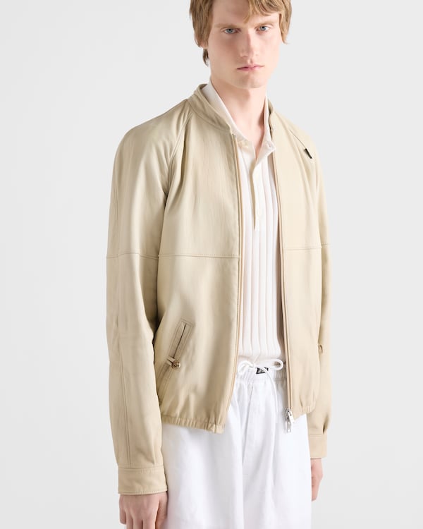Nappa leather jacket - Ivory Nappa leather jacket - Ivory
