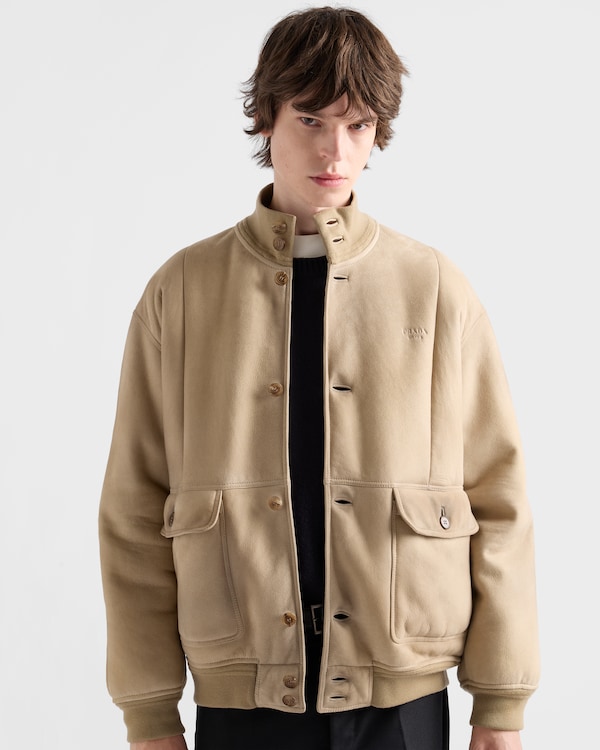 Shearling bomber jacket - Rope Shearling bomber jacket - Rope