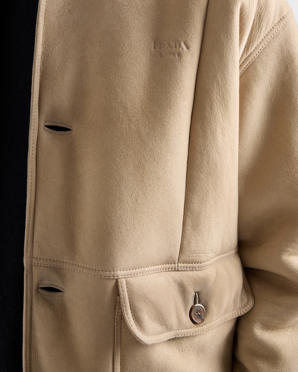 Shearling bomber jacket - Rope Shearling bomber jacket - Rope