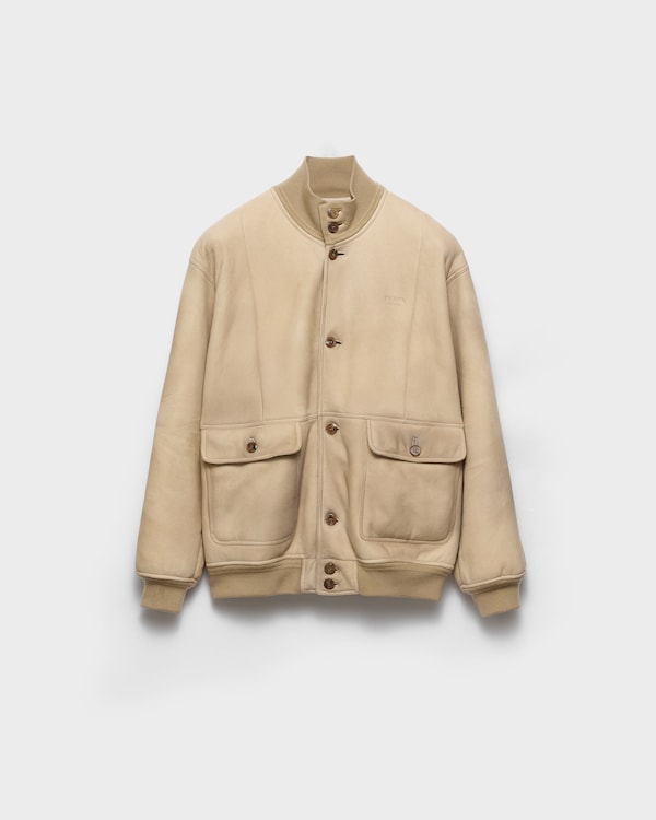 Shearling bomber jacket - Rope Shearling bomber jacket - Rope