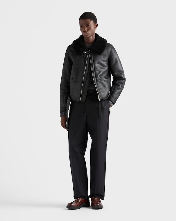 Shearling jacket - Black/Black Shearling jacket - Black/Black