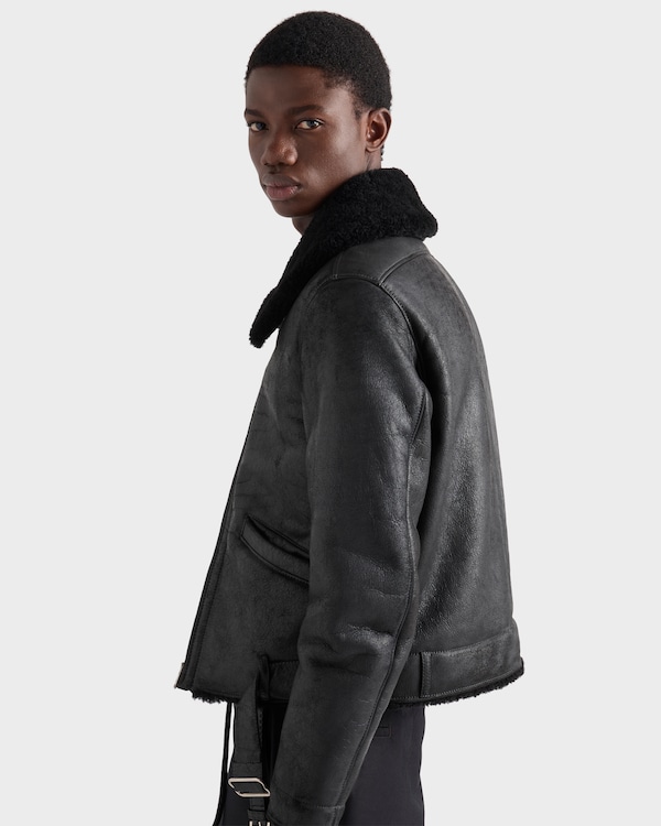 Shearling jacket - Black/Black Shearling jacket - Black/Black