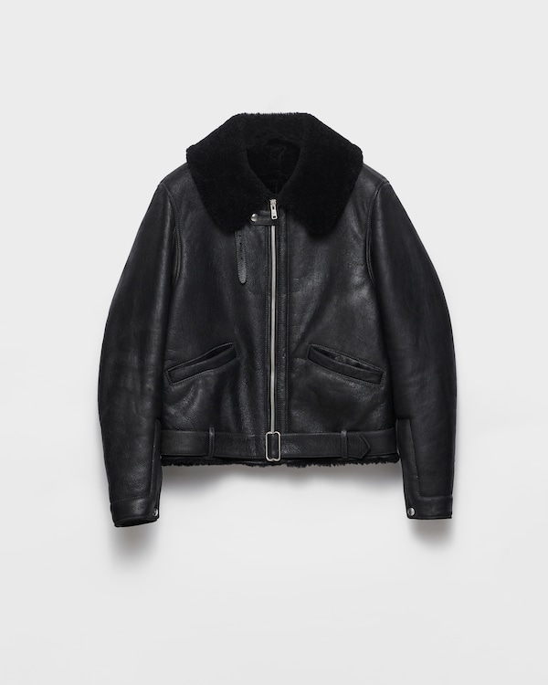 Shearling jacket - Black/Black Shearling jacket - Black/Black