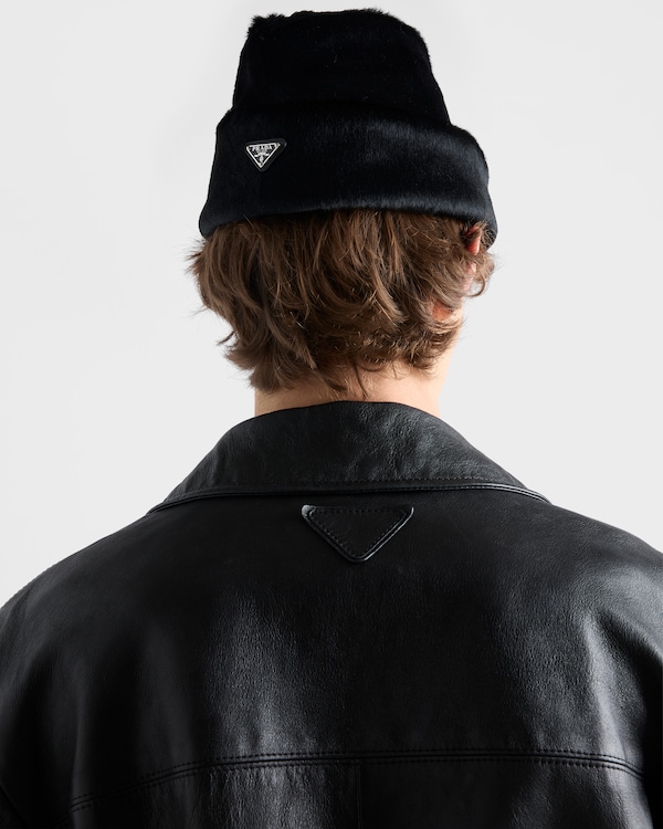 Nappa leather blouson jacket - Black Nappa leather blouson jacket - Black