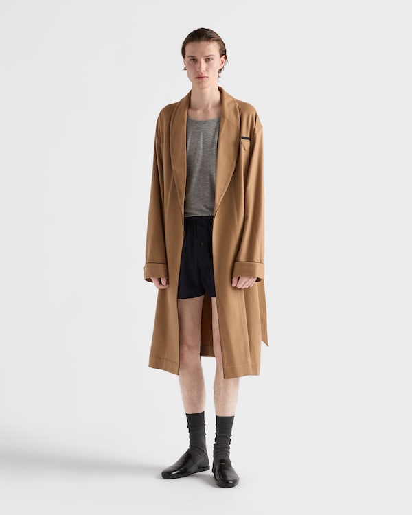 Cashmere robe - Camel Brown Cashmere robe - Camel Brown