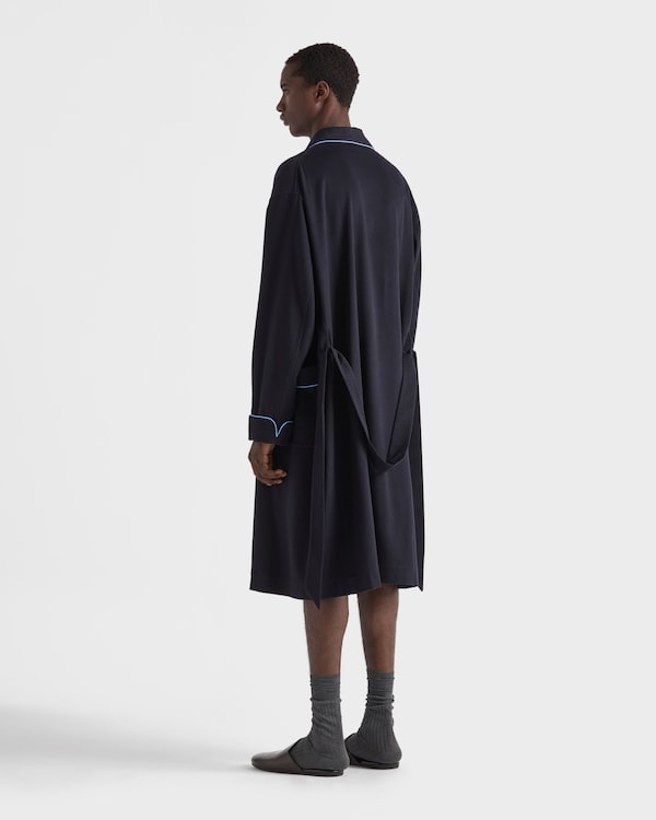 Cashmere robe - Blue Cashmere robe - Blue