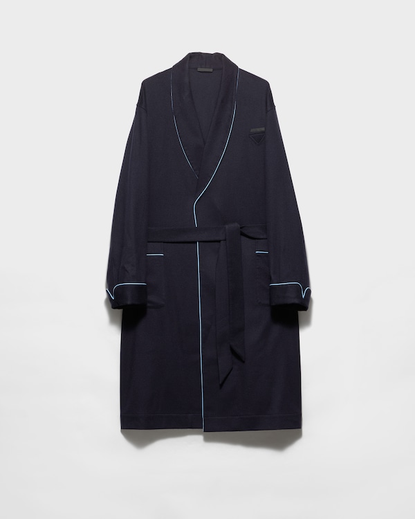 Cashmere robe - Blue Cashmere robe - Blue