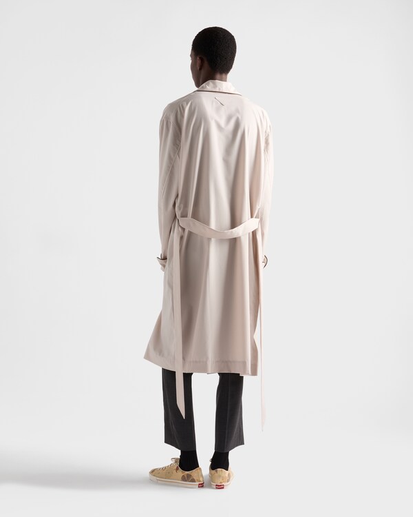 Cotton blend robe coat Cotton blend robe coat