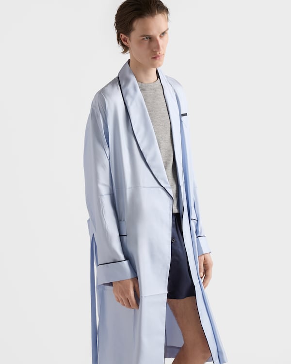 シルクローブ - ライトブルー シルクローブ - ライトブルー