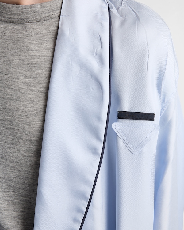 シルクローブ - ライトブルー シルクローブ - ライトブルー