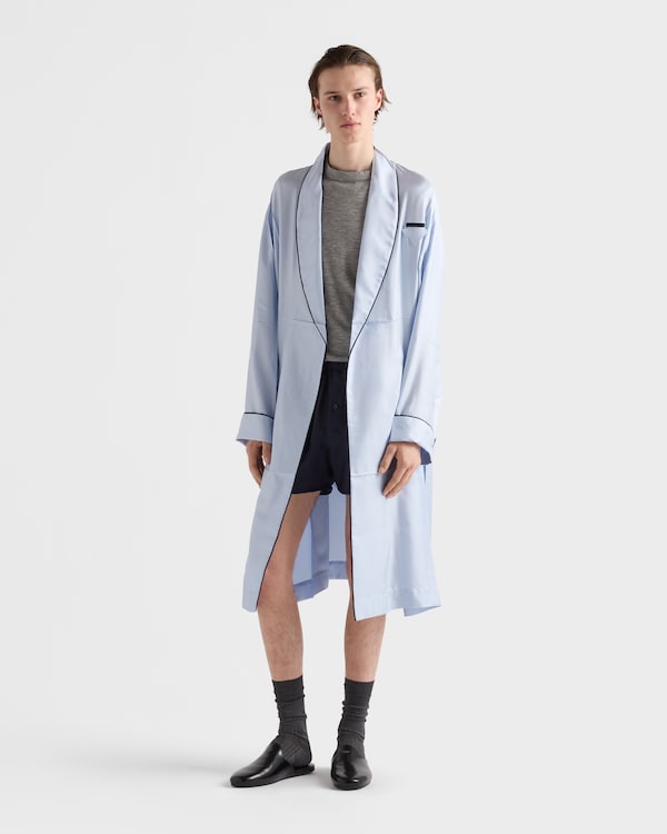 シルクローブ - ライトブルー シルクローブ - ライトブルー