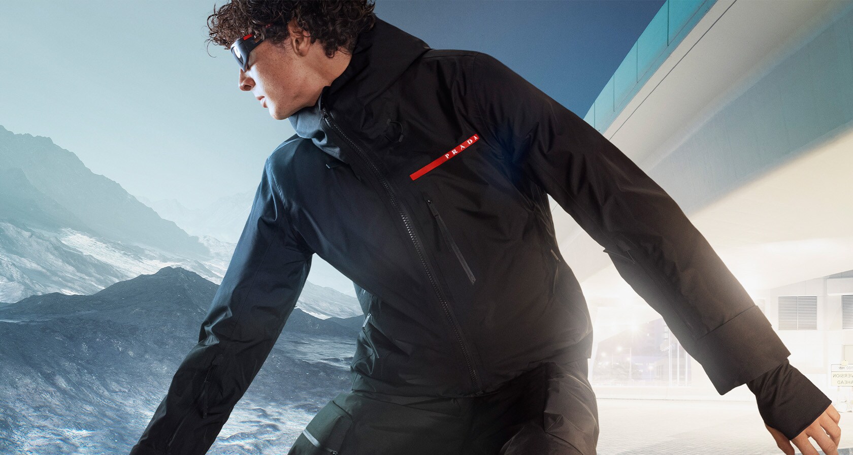 prada luna rossa backpack