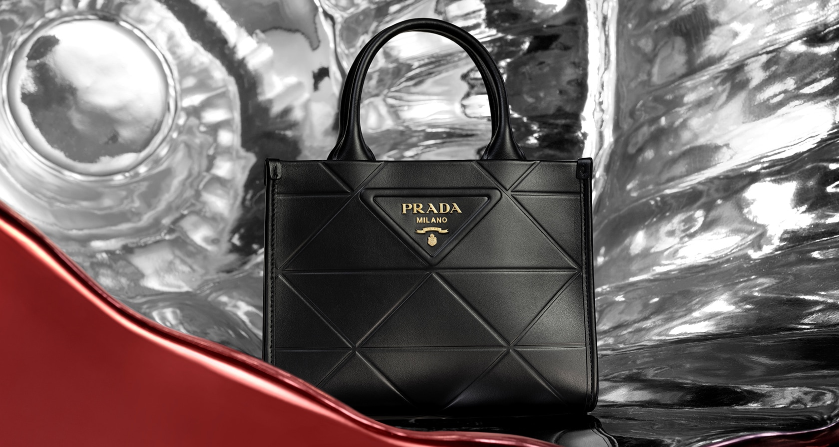 Captain Shopping Shop - Prada Pattina Saffiano Shoulder Bag ขนาด