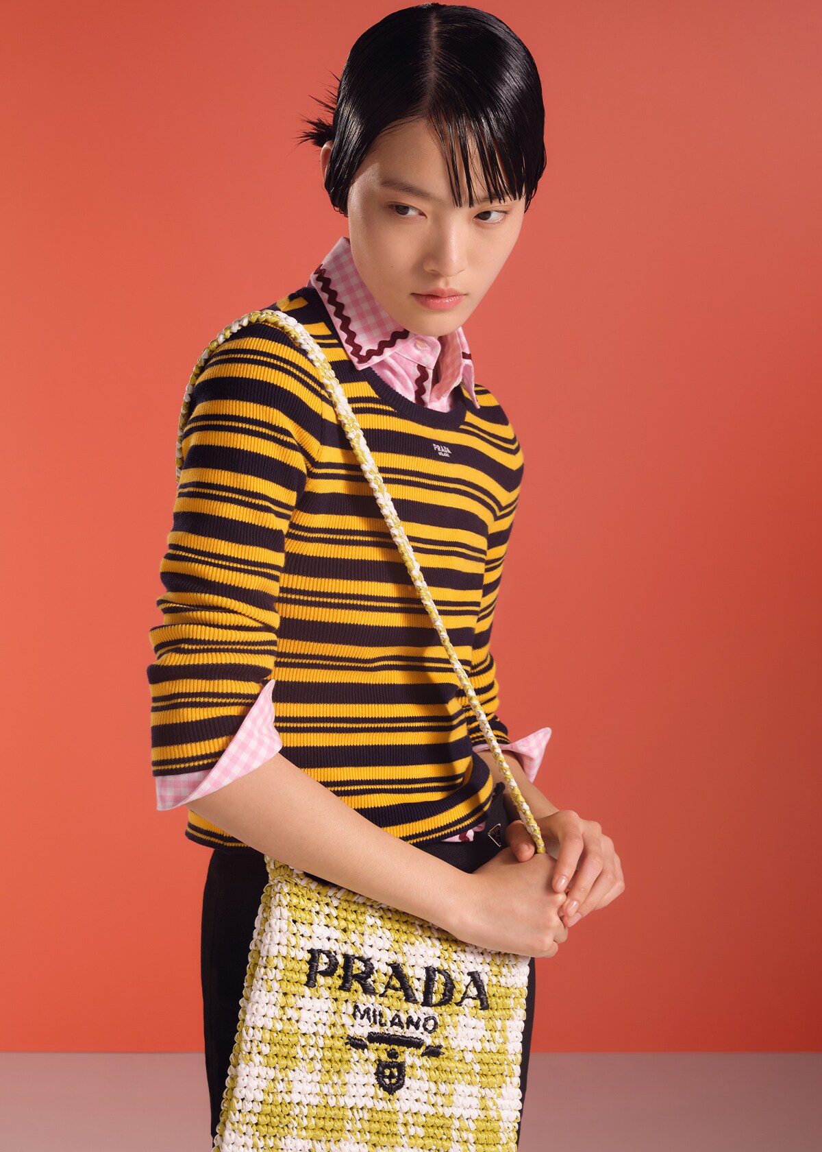 絶品】 ☆正規PRADAフリルデザインフラワートップス新品☆ Tシャツ ...