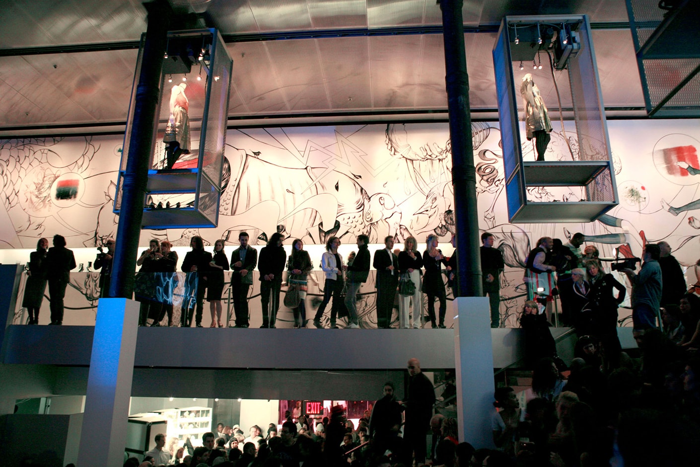 Guests attending the event