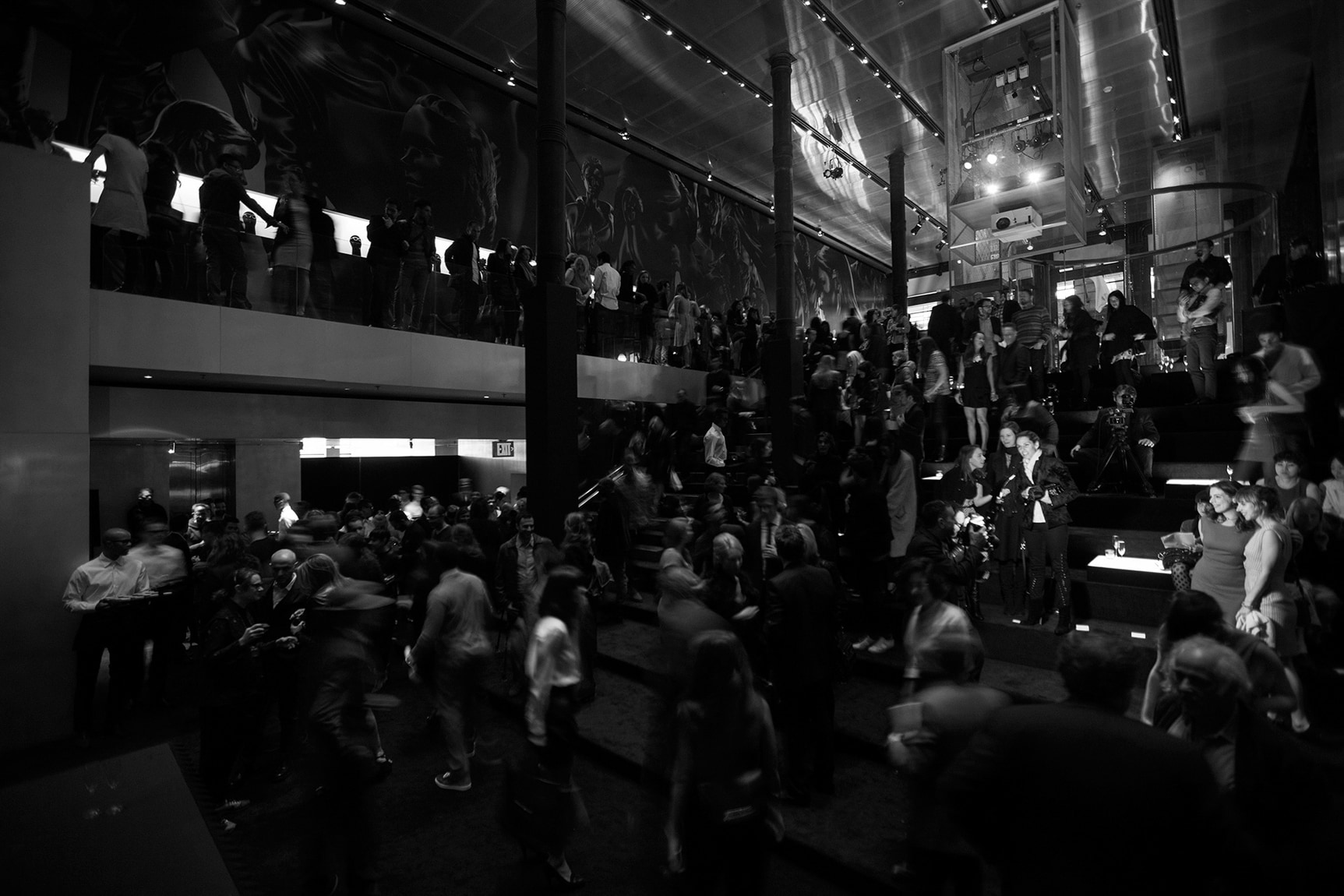 Guests attending the reading