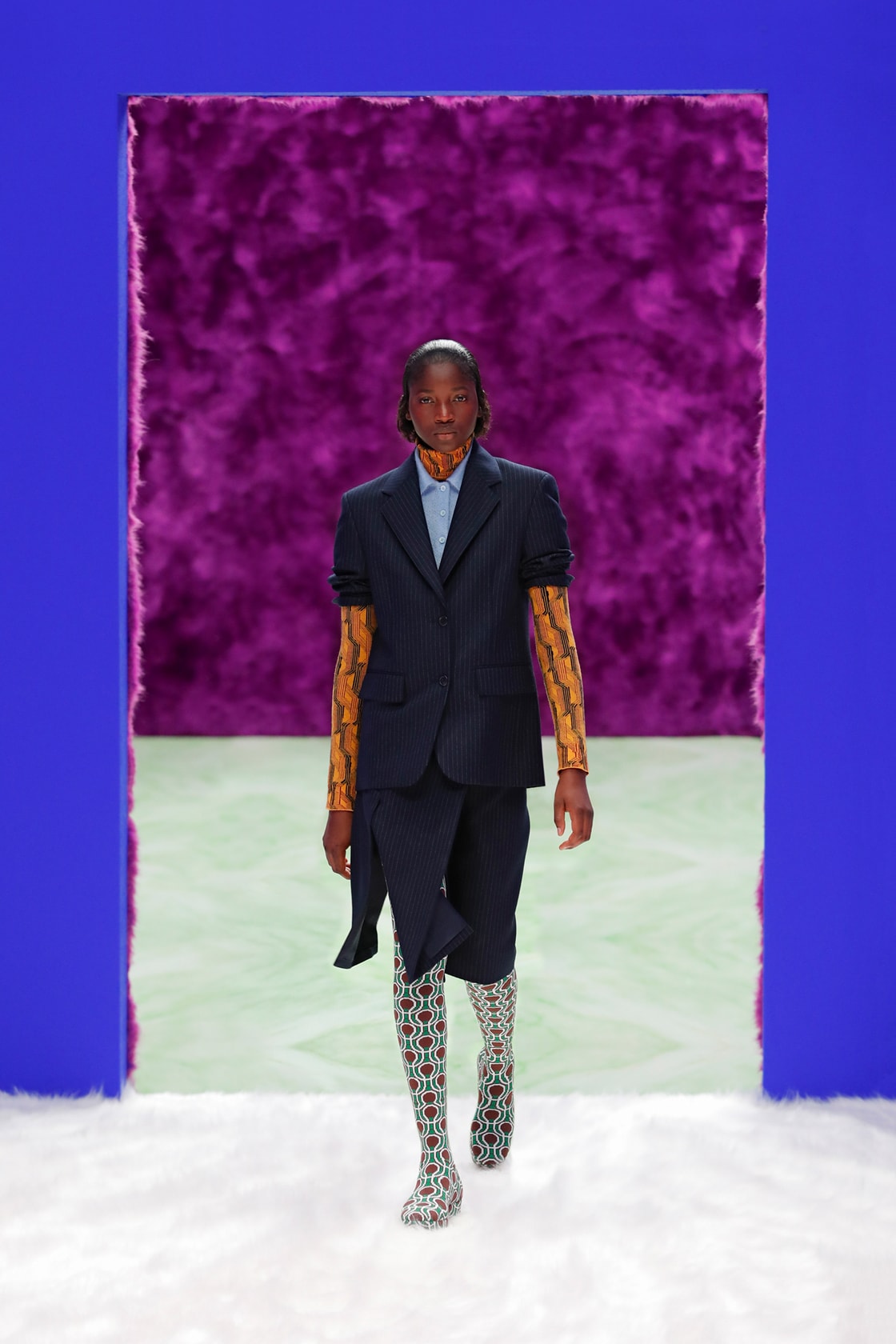 Prada's Fall 2021 Menswear Collection Is About 'an Intimate and