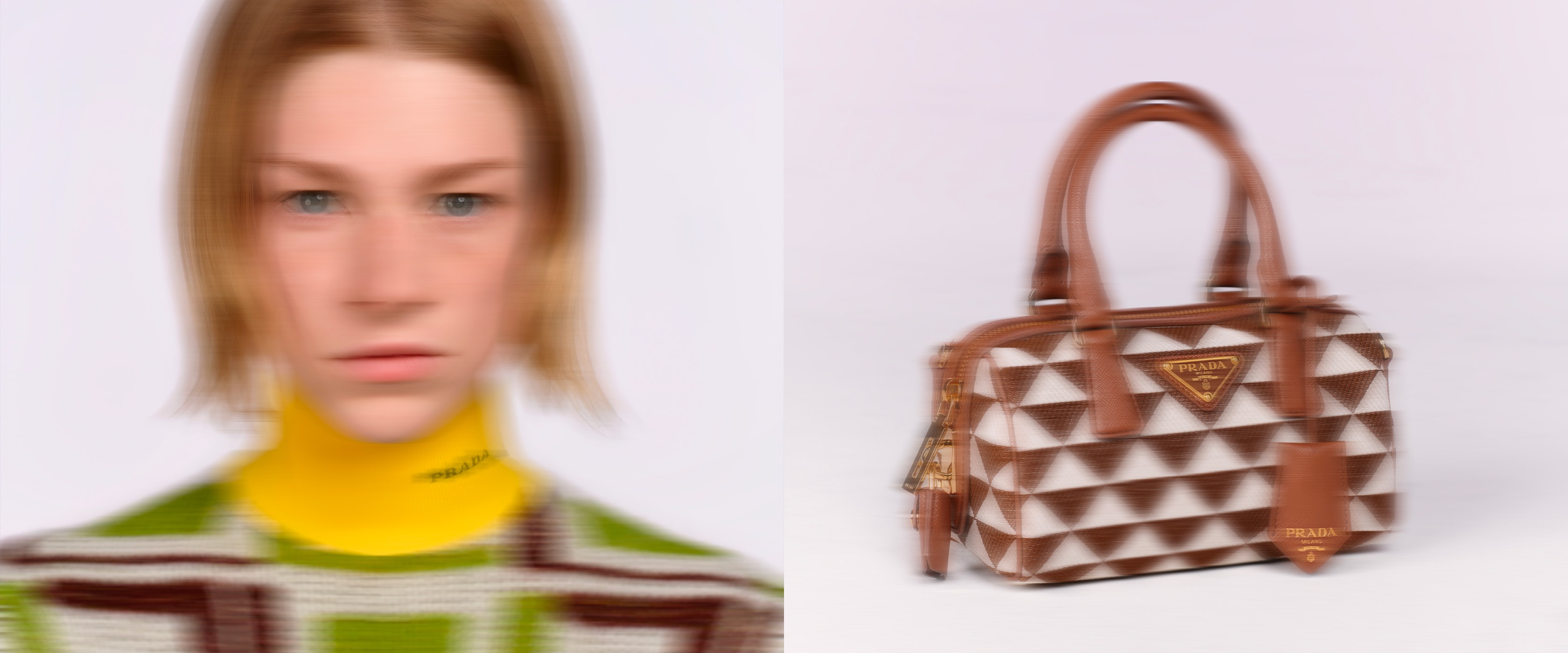 Hunter Schafer Prada Galleria Bag Campaign