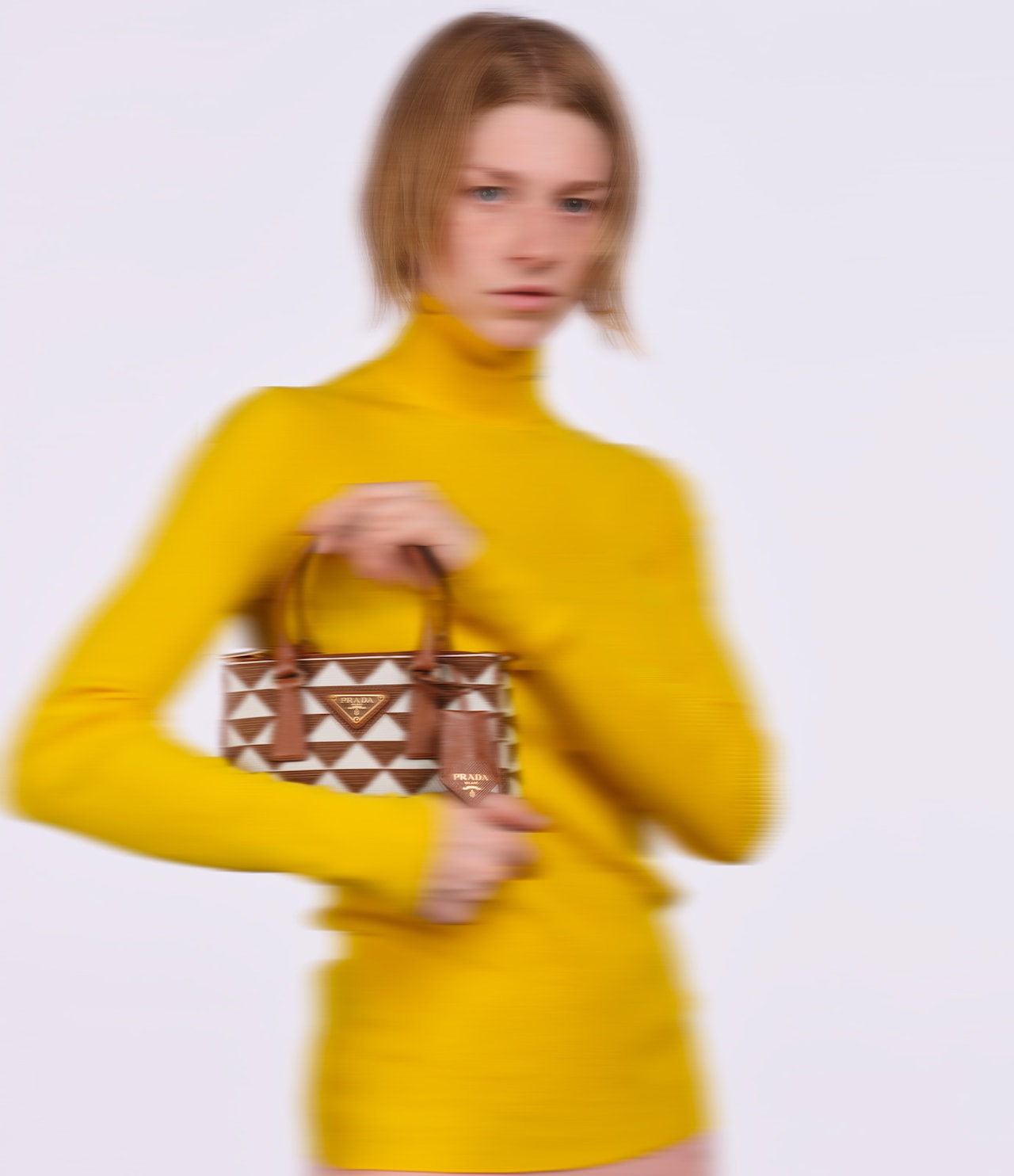 Hunter Schafer Prada Symbole Handbag 2022 Campaign