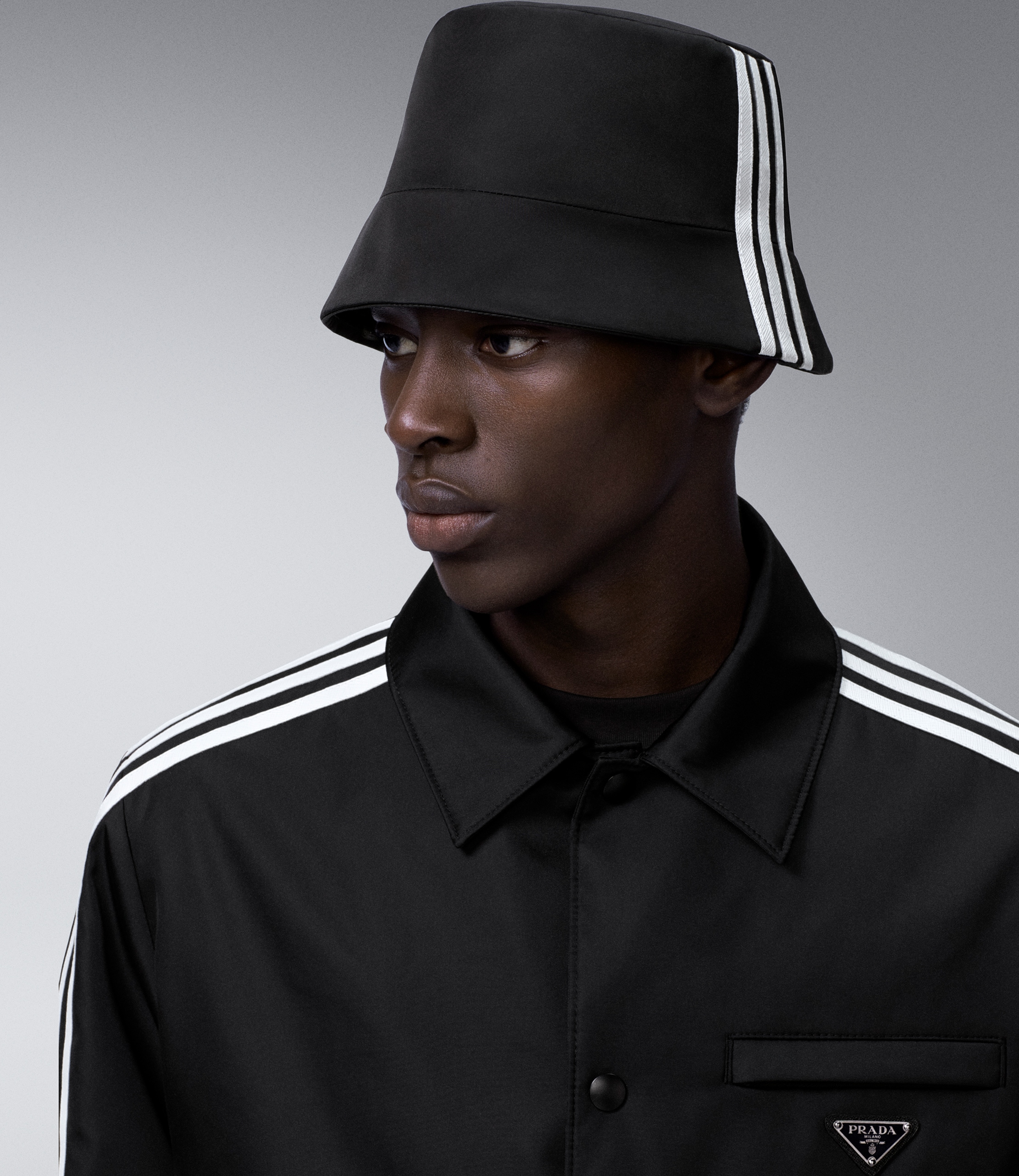 adidas PRADA RE-NYLON ハット XLサイズ ブラックプラダ-