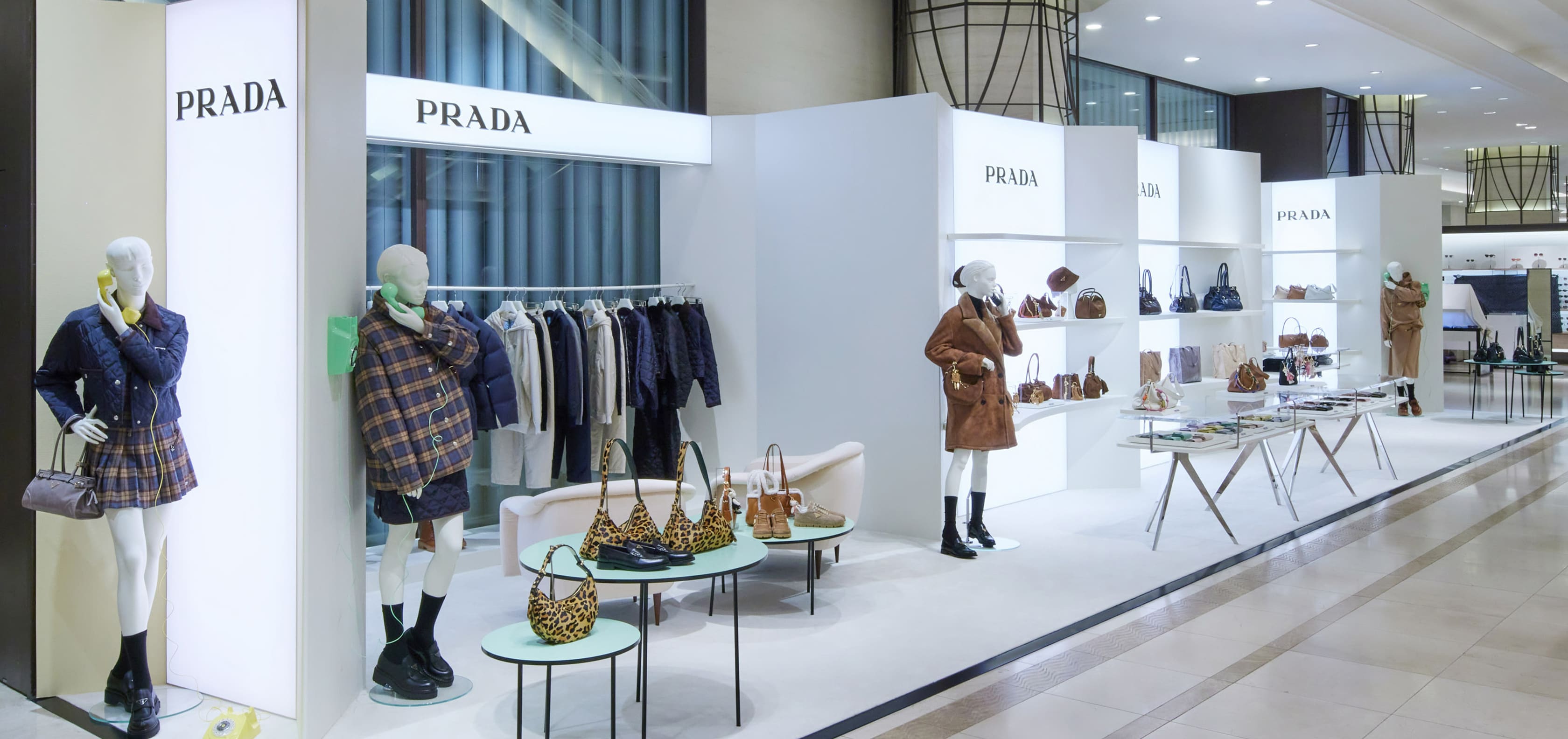 Prada Women's FW24 pop-up at Hankyu Umeda Main Store