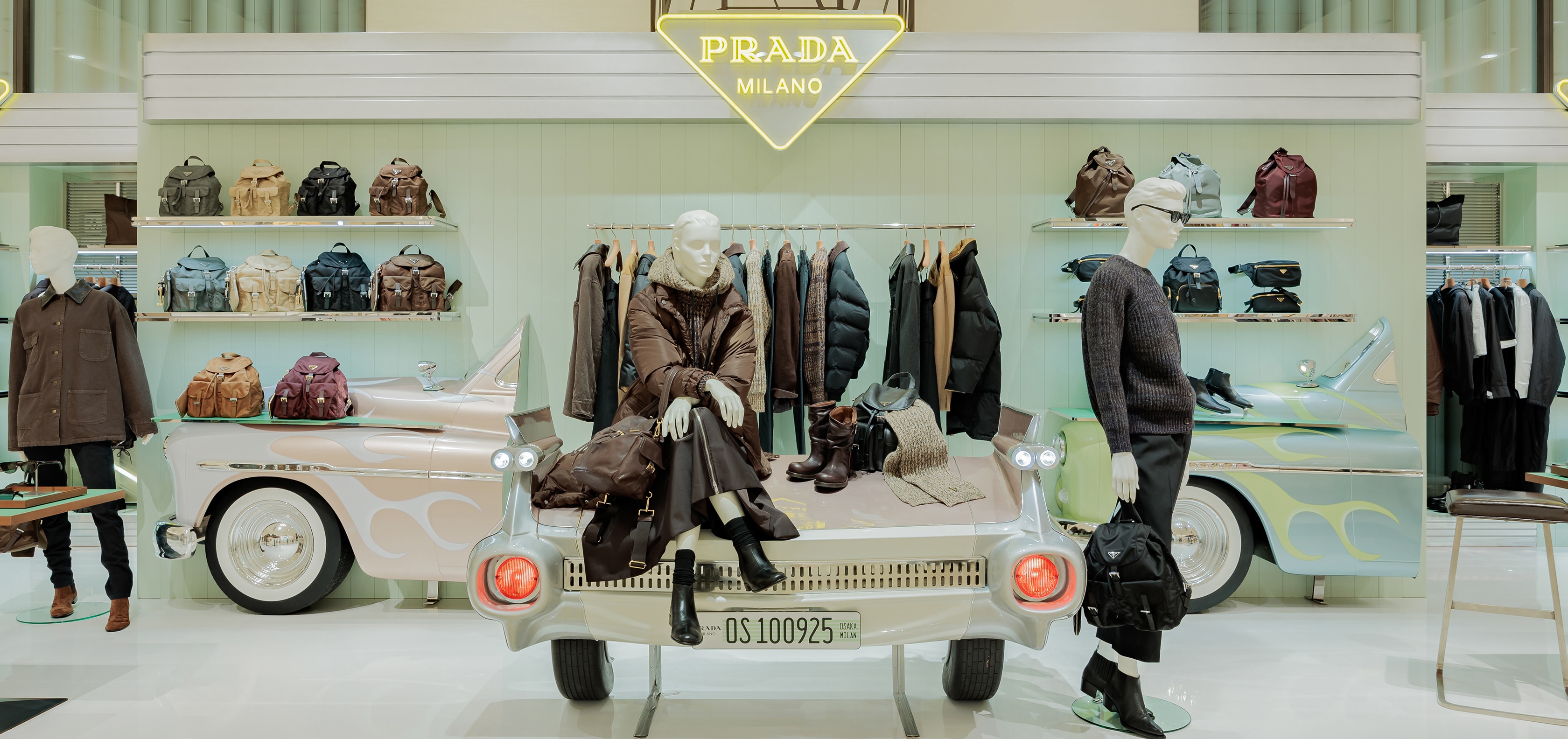 Prada FW25 Pop-up Osaka Umeda Hankyu | PRADA - Japan