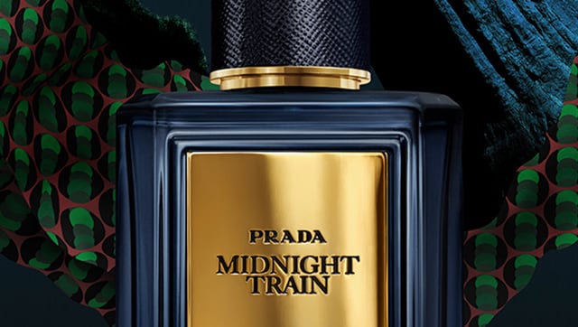 Graphismes parfum Prada Midnight Train