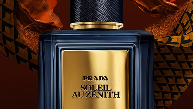 Graphismes parfum Prada Soleil Au Zénith